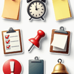 Reminder & To-Do - Sticker Sheet v16